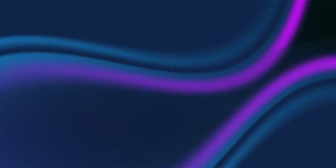 Attract Blue Line Movement, Abstract Wave Line, Light Technology Background, vecktor