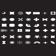 Black and white cat silhouette seamless pattern vector illustration