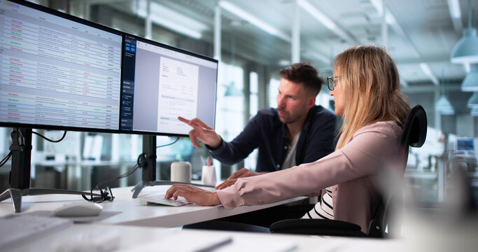 Professional Billing Specialists Working In Office
