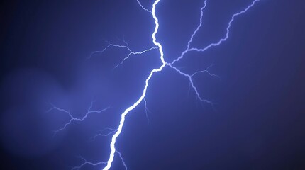 Lightning Strike Night Sky. (2)