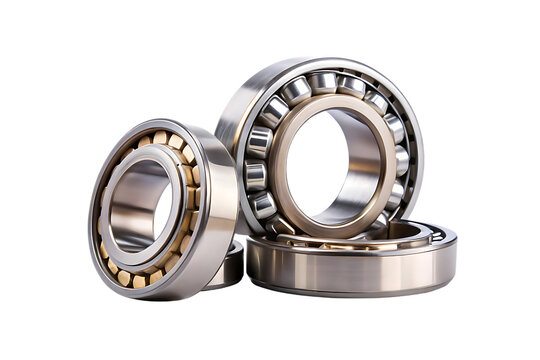 Set of three different sized bearings