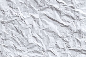 Obraz premium Crinkled white paper texture (1)