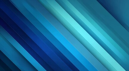 Obraz premium Diagonal Stripes in Shades of Blue