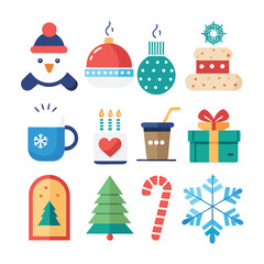 Penguin ornament candle gift tree snowflake candy cane hot drink snowman christmas ornament