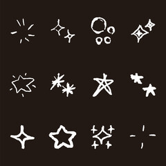 星　キラキラ　飾り　光