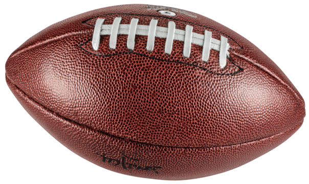 Well-worn Brown Leather American Football