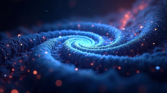 Futuristic abstract background. Dynamic moving fantasy loop.