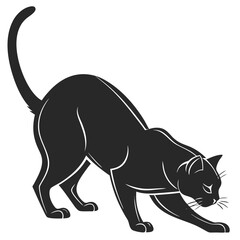 vector illustration of a cat