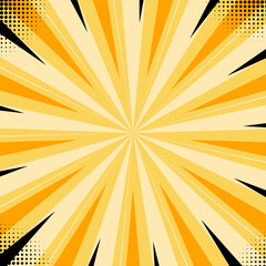 Dynamic Comic Background A Vibrant Burst of Energy and Style for Creative Projects