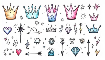 hand drawn vector alphabet