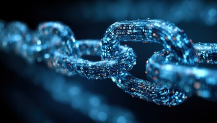 Digital chain link, intricate network