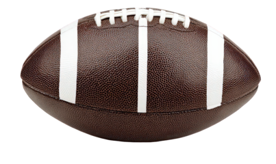 Brown And White American Football with Texture