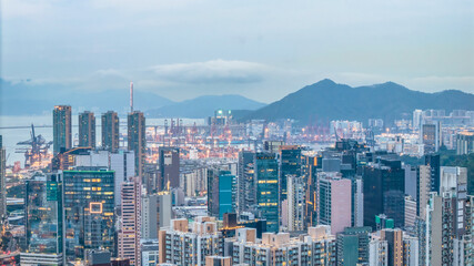 July 18 2025 Cheung Sha Wan Skyline with Waterfront Canopy