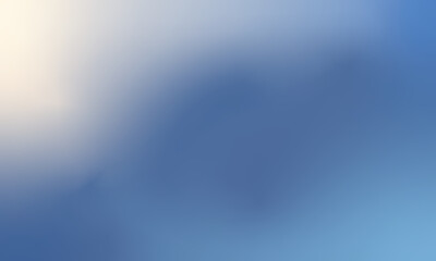 Abstract Background with Blurred Blue and White Gradient | Modern Design Element for Presentations, Wallpapers and Digital Art Projects