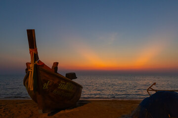 Sundown at Jiomtien Beach