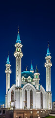 Kul Sharif mosque in Kazan Kremlin, Tatarstan, Russia. It is tourist attraction of Kazan. Kremlin. The main attraction of the city of Kazan.