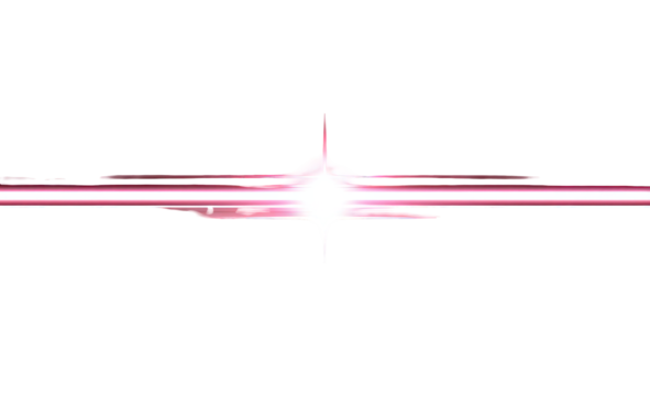 Pink and White Light Flare Effect on Transparent Background