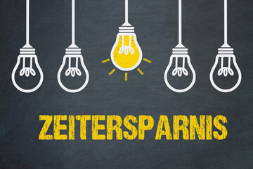 Zeitersparnis	
