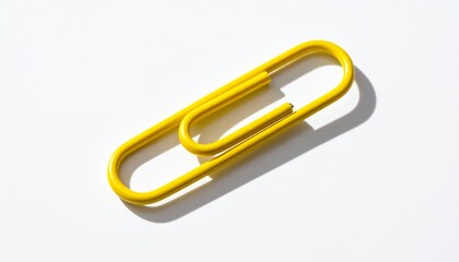 yellow paper clip