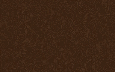 Topographical map design with color and text elements