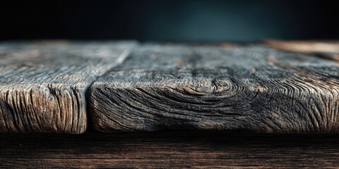 Fototapeta premium Close-up of weathered wooden planks