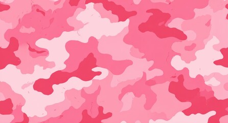 Abstract pink camouflage pattern