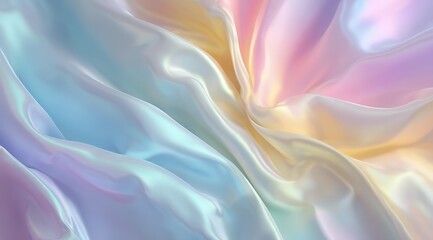 beautiful pastel-colored silk background with soft waves and gentle colors. 