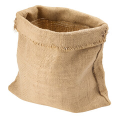 Eco-friendly burlap sack perfect for storage and sustainable packaging in natural brown tone