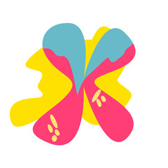 Letter number Candy Font Illustration