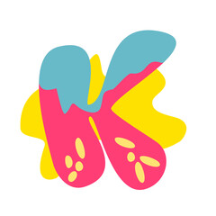 Letter number Candy Font Illustration