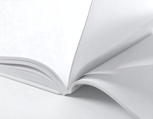 Open book, blank pages (1)