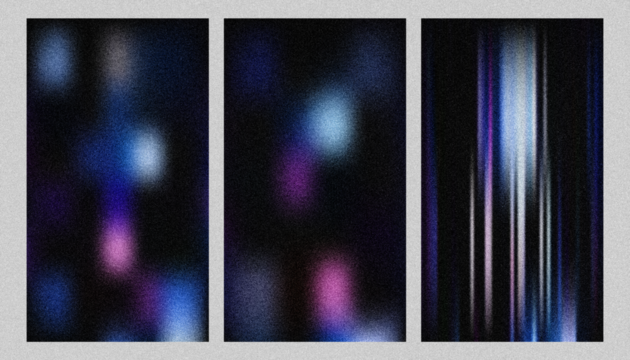 Abstract Dark Blue Purple Grunge Texture Background Set