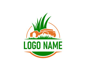 Lawn care service logo design