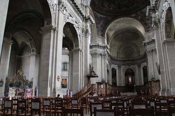 Naklejka premium our lady annunciation cathedral in nancy in lorraine in france 
