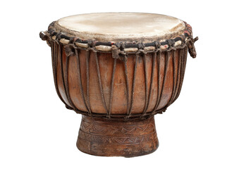 Wooden drum, ethnic style