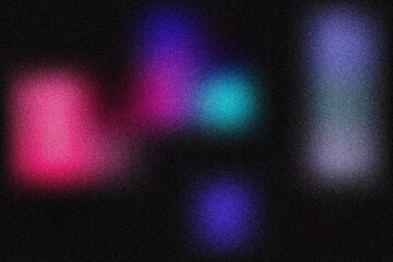 Abstract Neon Gradient Background:  Blurred Colorful Lights