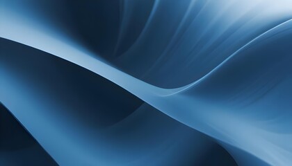 Abstract blue wavy shapes