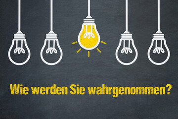 Wie werden Sie wahrgenommen?	
