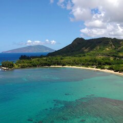 Coastal paradise view