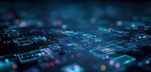 Abstract digital circuit board (4)