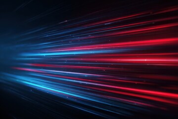 Abstract speed lines, red and blue streaks