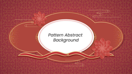 red pattern abstract background vector