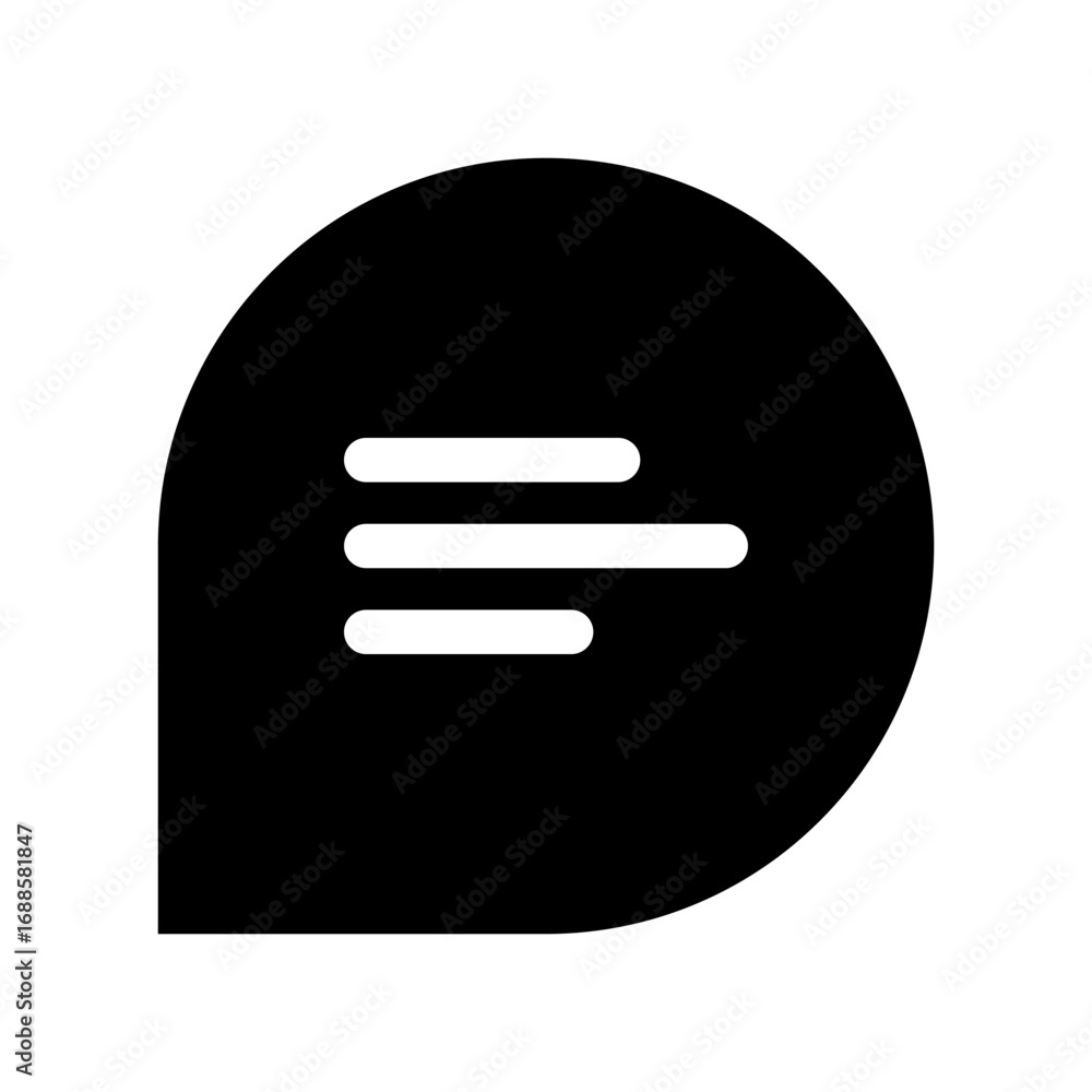 Aufkleber set of chat message bubbles vector icon. communication icons. talk bubble, dialog. web icon set. onl