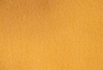 Yellow felt fabric texture background for creative design