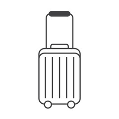 travel suitcase icon vector illustration