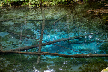 Blue Lake Kaminoko Ike Hokkaido Japan ブルーレイク 神の子池　北海道