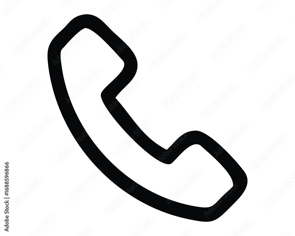 Poster glossy 3d vector phone icon on a shiny metal internet button for contact and communication services