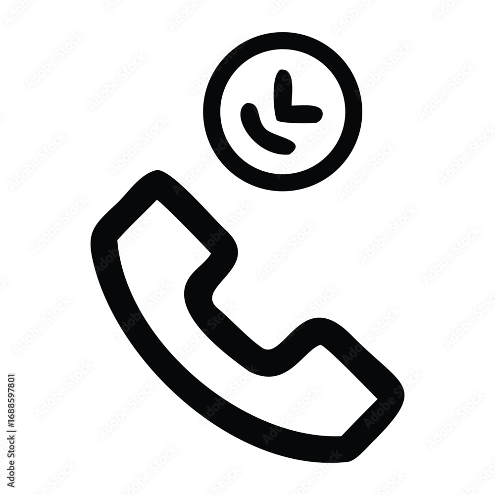 Poster a shiny 3d phone icon is a vector symbol for internet connection or business contact on a white back