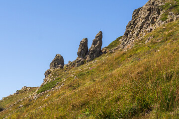 Seven-headed mountain range, Tuapse region, Russia.
