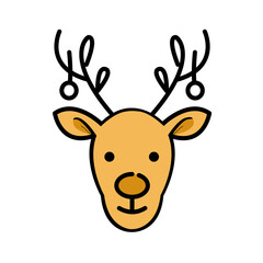 Xmas Reindeer Vector